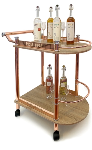 Servierwagen für Grappa