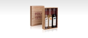 Legno N.3 | Gift packages containing 3 Poli Grappas