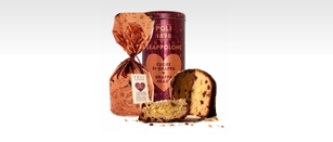 Grappolone with metal tube - Grappa-based Panettone