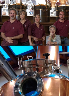 The Poli family and Crysopea, the vacuum bain-marie pot still.