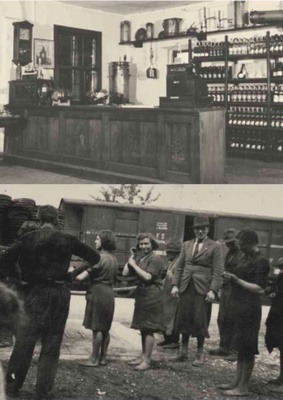 L’Osteria al Cappello, che divenne lo spaccio della Distilleria Poli.