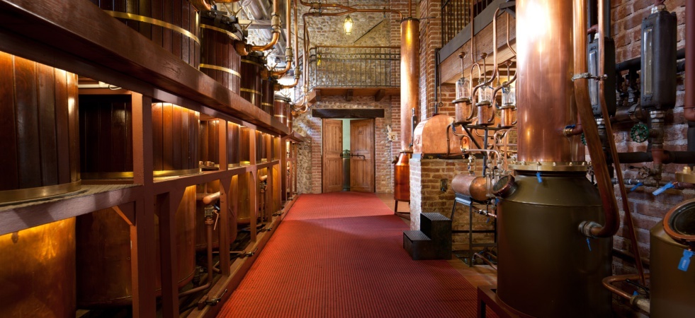 The Ancient steam pots Alembic - Poli Distillery