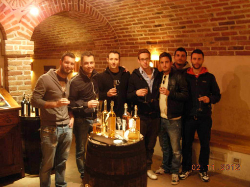 Lorenzo Nanni e amici della Grappa in visita da Torri di Quartesolo (VI)