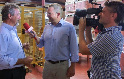 the Austrian TV Channel ORF 2 interviewes Jacopo Poli