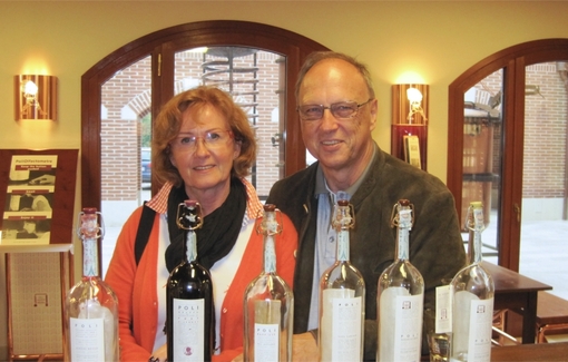 Cheers with guests from Vienna !
