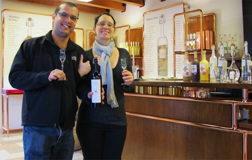 Guests from Israel in love with Grappa !