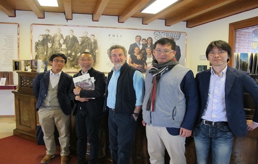 FOODLINER LTD from Japan shake hands with Mastro Jacopo