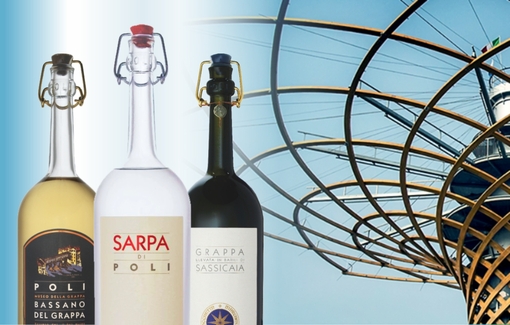 Bassano 24 Carati, Sarpa di Poli und Barili di Sassicaia bei der EXPO Milano 2015