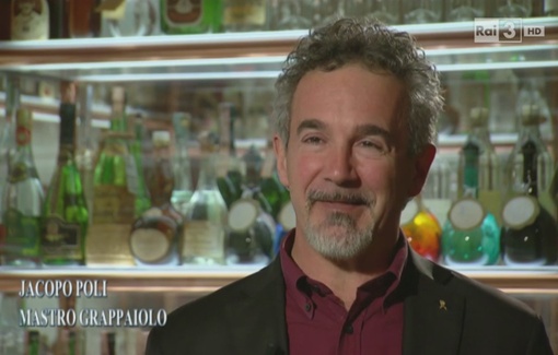  Jacopo Poli tells about craft Grappa at RAI Television