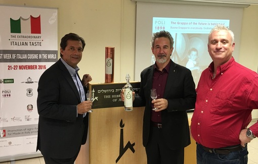 Jacopo Poli ambasciatore della qualità italiana agroalimentare in Israele.