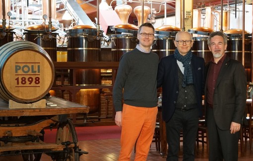 Ants und Robert Vahur zu Besuch in der Destillerie Poli