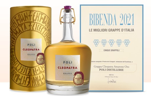 Cleopatra Amarone Oro awarded by Bibenda