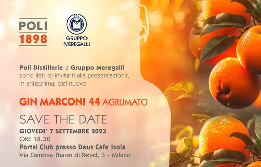 Poli presenta alla Gin Week Gin MARCONI 44