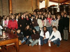 Visita degli studenti del Liceo Brocchi (Bassano del Grappa) e colleghi Francesi