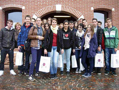 ITC high school Einaudi, Bassano visit with its hungarian partners