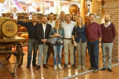 Poggiana fine drinks and spirits  distribution visits Poli