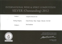 Cleopatra Moscato Oro bei IWSC 2012 prämiert