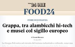 Food24 reports on the Poli distillery - Il Sole 24 Ore