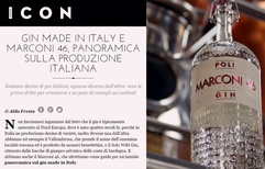 Gin MARCONI 46 sulla rivista ICON Panorama