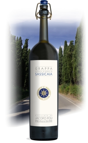 Grappa Barili di Sassicaia