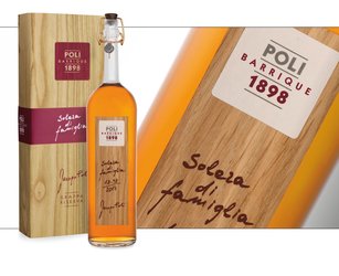 Confezione Poli Barrique, Grappa custodita nelle cantine sotterranee delle Poli Distillerie