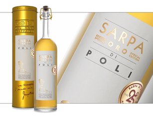 Sarpa Oro di Poli con tubo - Grappa veneta Sarpa Oro di Poli con tubo - Grappa veneta