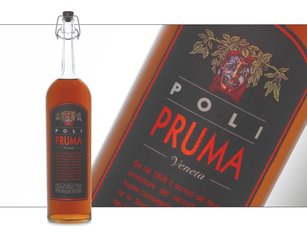 Poli Pruma Veneta with metal tube - Grappa based liqueur