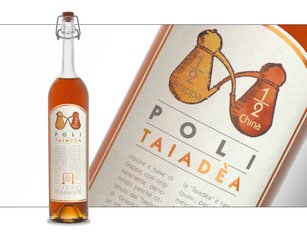 Poli Taiadea with metal tube - Grappa based liqueur