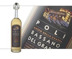 Poli Bassano 24 Carati Oro with metal tube - Aged Grappa