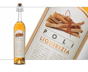 Poli Liquirizia Metallrohr - Grappa mit Lakritzaufguss