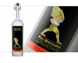 Poli Pura vinaccia 40 Metallrohr - Junger Grappa