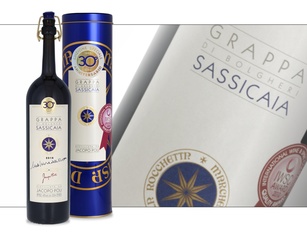 Grappa di Sassicaia, Grappa Jacopo Poli con tubo