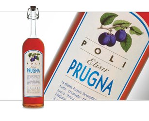Poli Elisir Prugna with metal tube - Plum sweet liqueur
