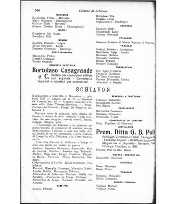 GUIDA ROSSI 1922 der Provinz von Vicenza
