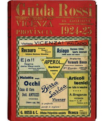 GUIDA ROSSI 1924-1925 der Provinz von Vicenza