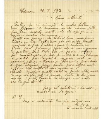 Letter to housband