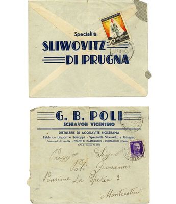 Brief von Bona Maria Corrà an ihren Ehemann Giovanni Poli 